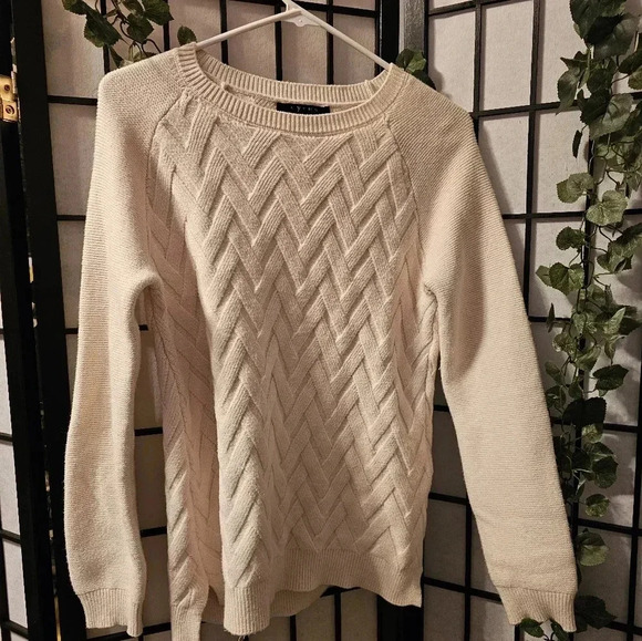 Cyrus Sweaters - Cyrus Cream Sweater